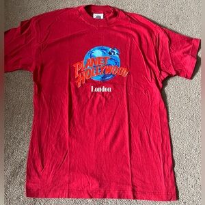 Plant Hollywood London Red Short Sleeve Tee